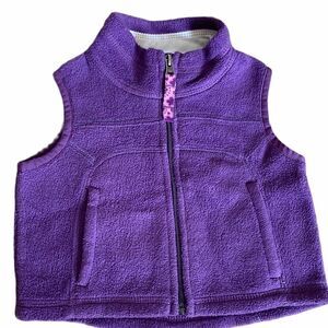 REI Purple Fleece Vest Size 18 Months